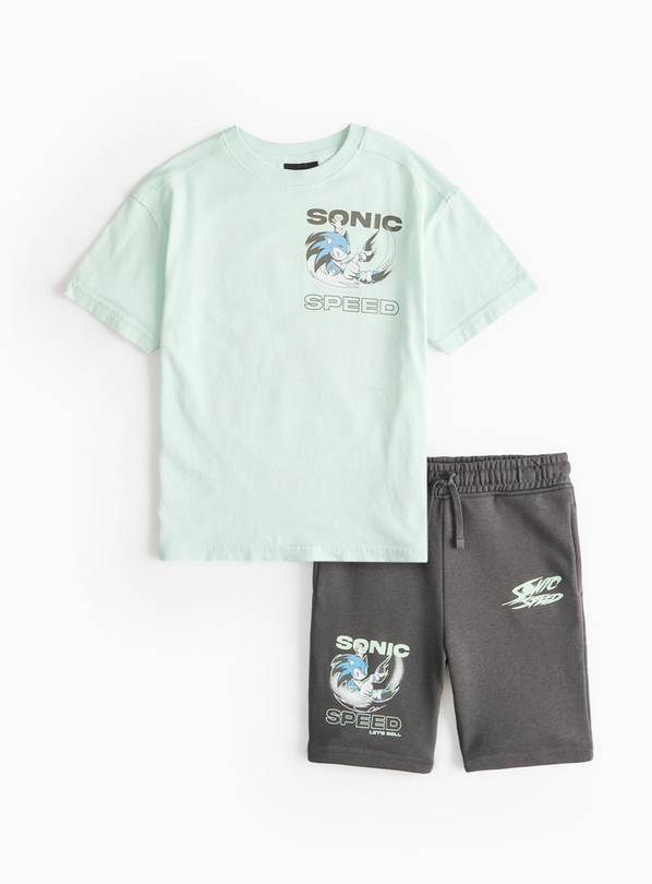 Sonic Speed Graphic T-Shirt & Shorts Set 6 years